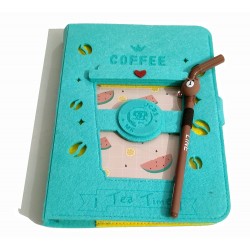 TECHNOCHITRA 3D Coffee Mug Shape Designer Notebook Diary